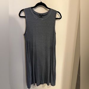 Navy and White A Line dress from Kohls. NWOT